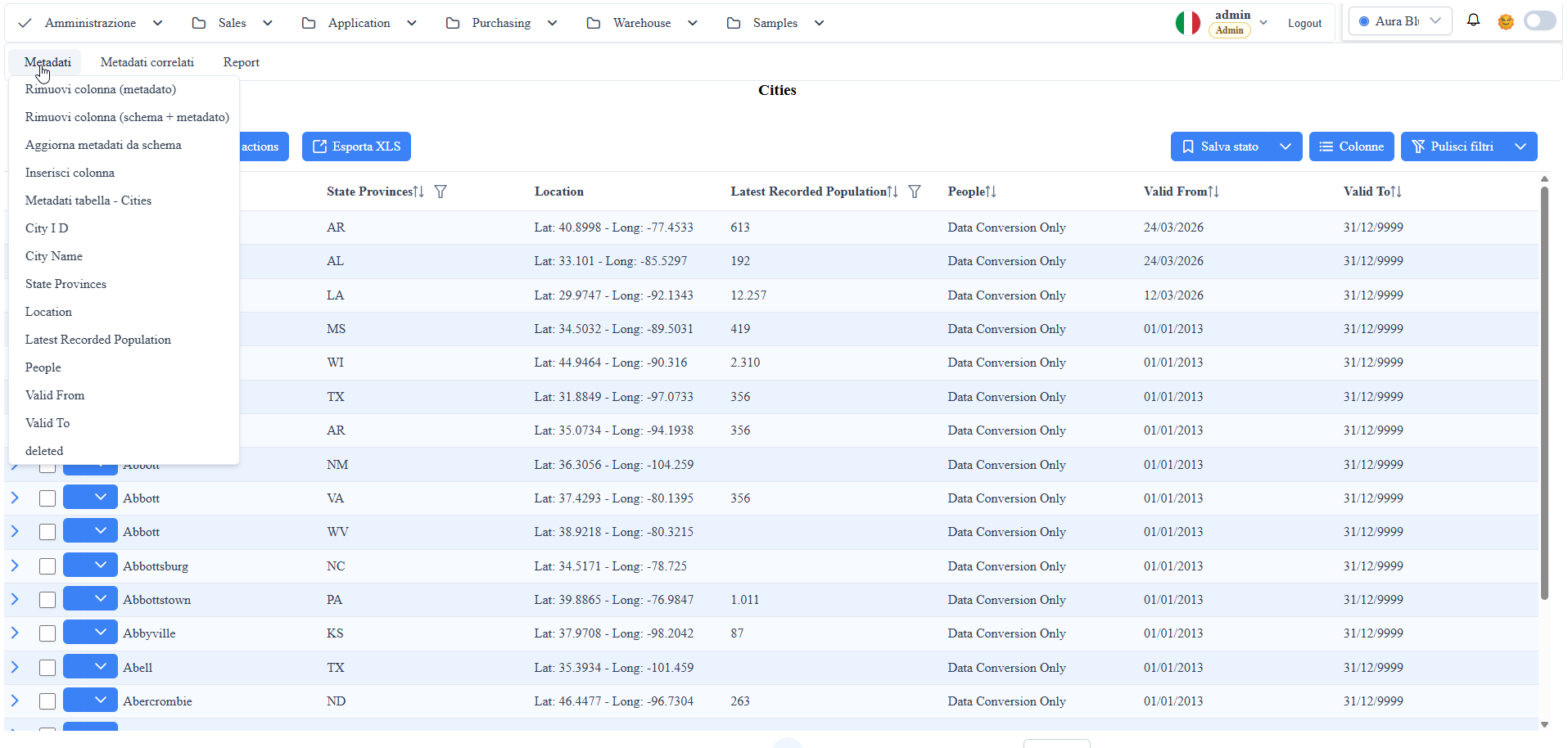 metadata-integration / metadata context editor main