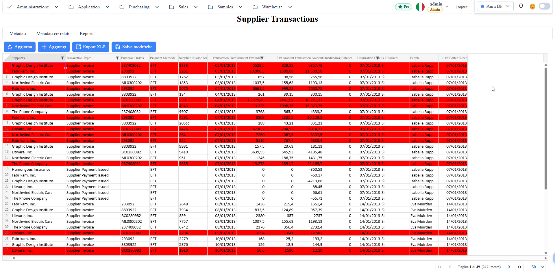 spreadsheet-list / spreadsheet-main